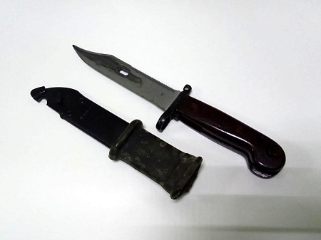 Штык нож АК армейский арт.60 (оригинал СССР, копия сертификата)
